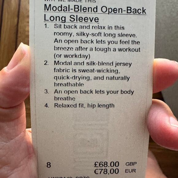 Lululemon green long sleeve top - Picture 5 of 6